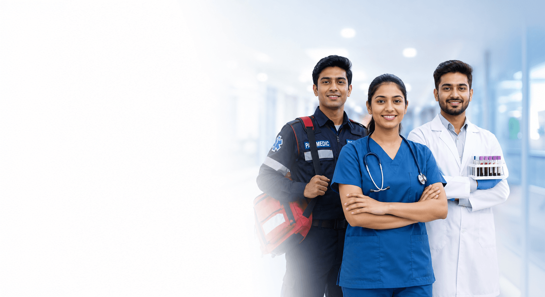 Healthcare professionals ready for work